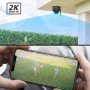 Foscam D4Z Cámara IP 4.0Mpx- Negra, slot Micro SD, Zoom x4, visión nocturna, WiFi