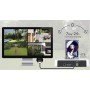 Grabador NVR Foscam FN8108HE 8-ch 5Mpx ( 1080p).PoE , App gratuita, ONVIF Blanco