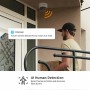 FOSCAM D2EP - Cámara IP POE antivandálica IK10, slot Micro SD,2,0Mpx HD 1080p, AI Detección Humana Negra