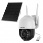 Cámara Foscam B4 con batería 4MP WiFi, función Pan/Tilt, incluye panel solar eficiente, audio bidireccional, visión nocturna