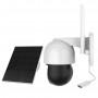 Cámara Foscam B4 con batería 4MP WiFi, función Pan/Tilt, incluye panel solar eficiente, audio bidireccional, visión nocturna