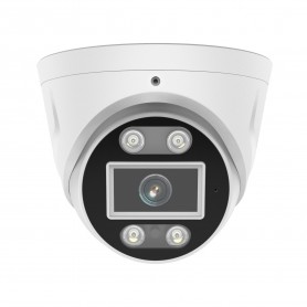 Foscam T5EP Cámara IP - PoE  - 5 Mpx, Exterior con focos y Sirena, Audio bidirecional, Blanca