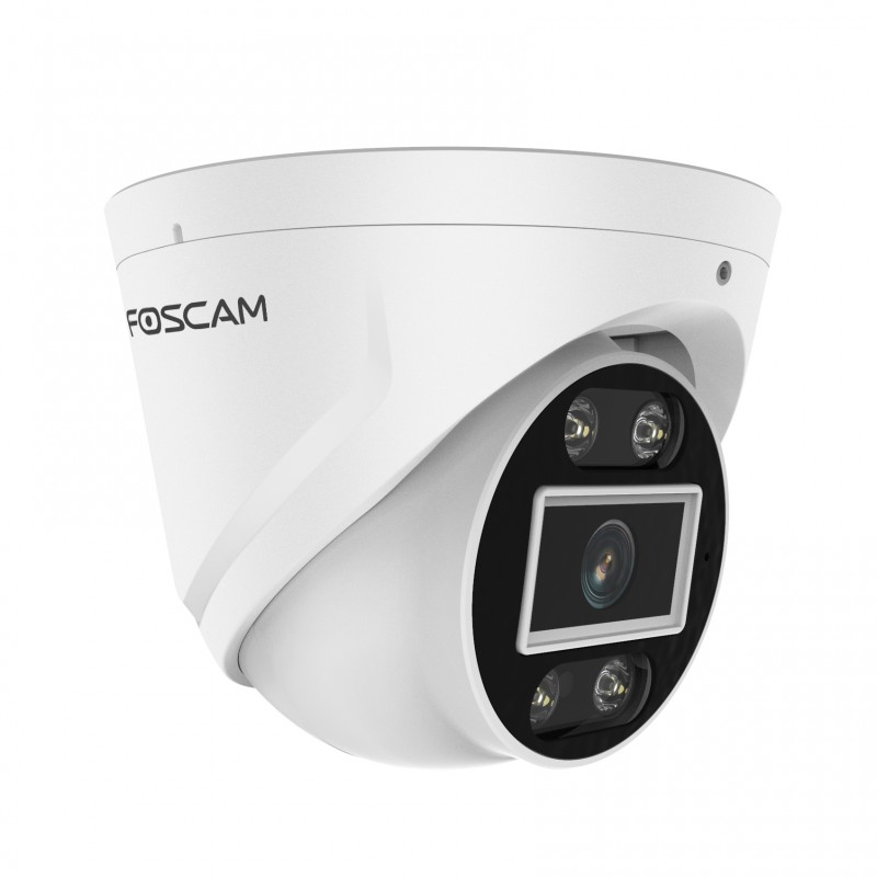 Foscam T5EP Cámara IP PoE 5 Mpx, Exterior con focos y Sirena, Audio