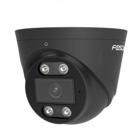 Foscam T5EP Cámara IP - PoE  - 5 Mpx, Exterior con focos y Sirena, Audio bidirecional, NEGRA