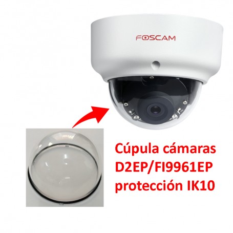 Cúpula IK10 cámara D2EP / FI9961EP