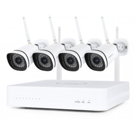 KIT FOSCAM FN8108W-B4-1T NRV WIFI 2K/3MP , 8CH, DETECCION HUMANA, PLUG & PLAY