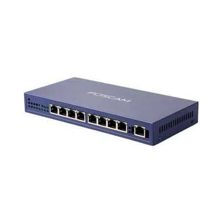Foscam Switch PS108 POE 4+4. Compatible estandar POE 802.11 af