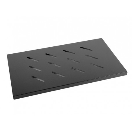 Bandeja fija Lanberg 1U 465x315 mm hasta 120 kg rack de 19 negro
