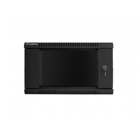 Armario Rack Lanberg 6U 600x450x368 auto ensamblado 19" hasta 60 kg negro