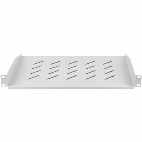Bandeja fija Lanberg 1U 483x315 mm hasta 20 kg rack de 19" gris