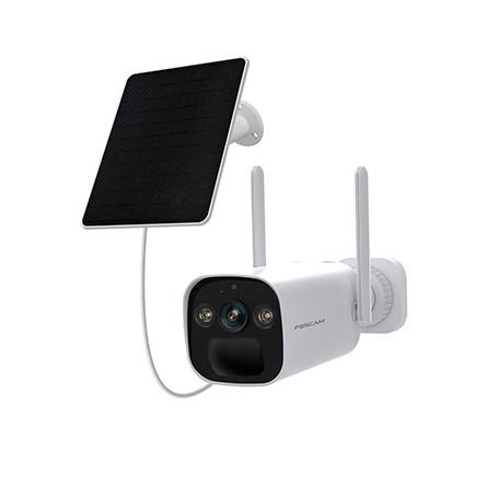 Cámara IP Bullet BP4 2K/4MP con batería y panel solar.