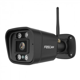 Foscam V8P Cámara IP - WIFI- 8 Mpx, Exterior con focos y Sirena, Audio bidireccional, Negra