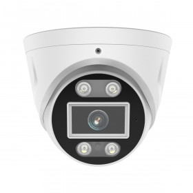 Foscam T8EP Cámara IP - PoE  - 8 Mpx, Exterior con focos y Sirena, Audio bidirecional, Blanca