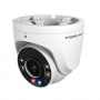 Foscam W5EP Cámara IP - PoE  QHD 3K/5 MP, Exterior con iluminación de alarma ROJA y AZUL, Audio bidireccional, Blanca