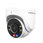 Foscam W5EP Cámara IP - PoE  QHD 3K/5 MP, Exterior con iluminación de alarma ROJA y AZUL, Audio bidireccional, Blanca