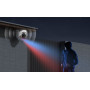 Foscam W5EP Cámara IP - PoE  QHD 3K/5 MP, Exterior con iluminación de alarma ROJA y AZUL, Audio bidireccional, Blanca