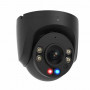 Foscam W5EP Cámara IP - PoE  QHD 3K/5 MP, Exterior con iluminación de alarma ROJA y AZUL, Audio bidireccional, Negra