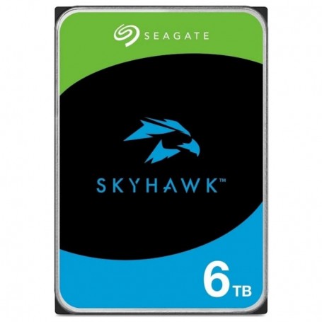 Disco duro interno HDD Seagate skyhawk 6TB 3.5" Sata 6Gb/s